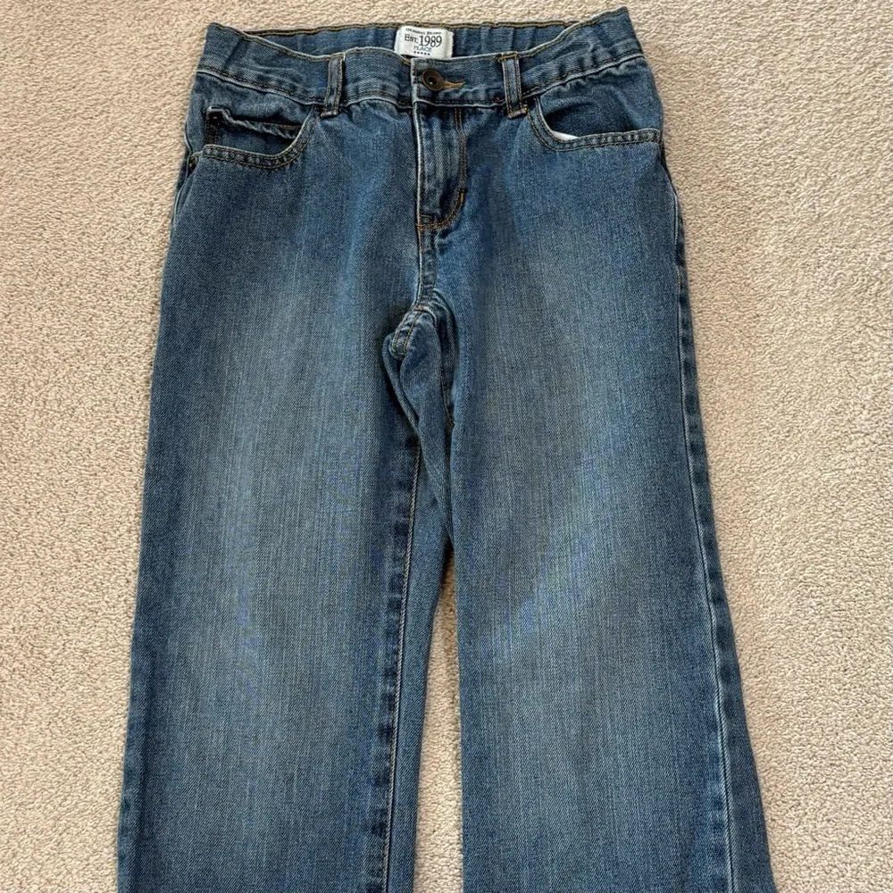 The Children's Place Bootcut Adjustable Waist Medium Wash Jeans Denim Boys Sz 10